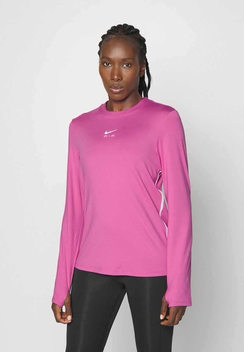 Midlayer Top Nike Performance AIR MIDLAYER - Long sleeved top - cosmic fuchsia/pink ...
