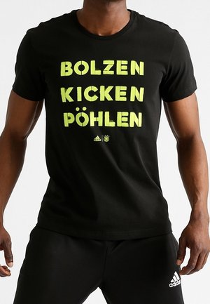 T-shirt print - black