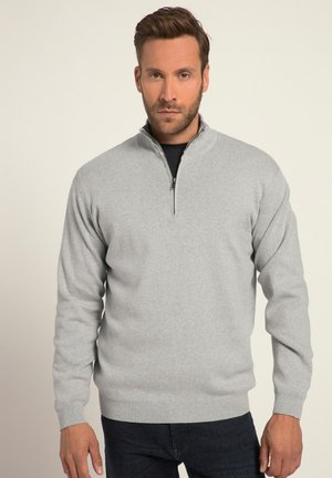 Pullover - light gray-mottled