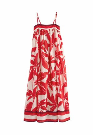 BANDEAU - REGULAR FIT - Maxi ruha - red white