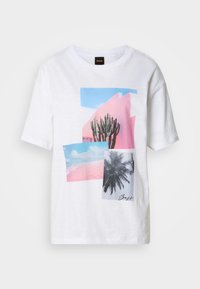 Print T-shirt - natural