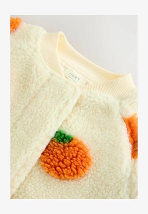 Next REGULAR FIT - BORG - Fleecejacke - cream pumpkin