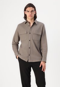 TOM TAILOR OVERSHIRT - Chemise - smokey olive green