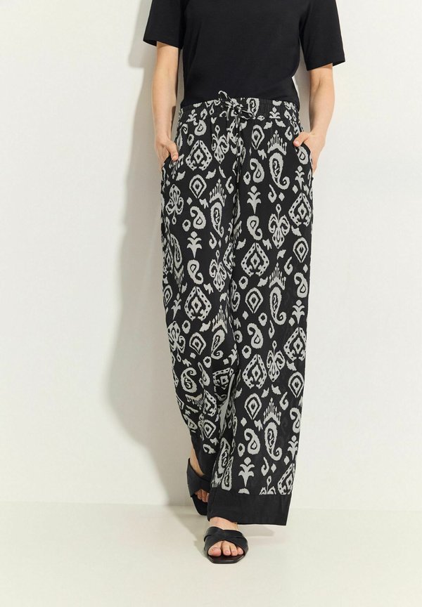 MIT WIDE LEGS - Stoffhose - schwarz