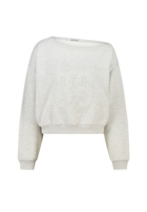 Sweater - mottled light grey