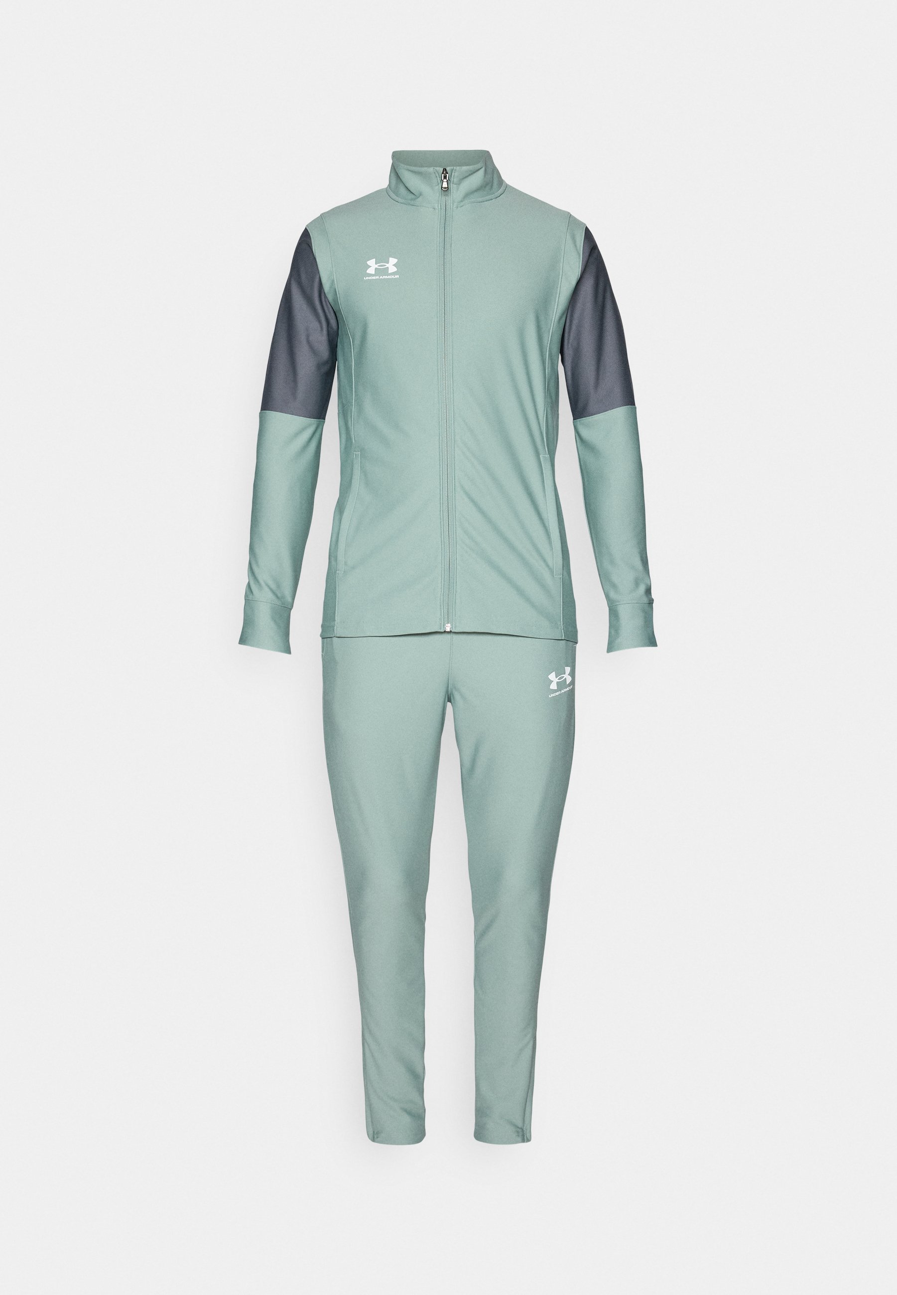 Under Armour CHALLENGER - Tracksuit - Silica Green/Castlerock