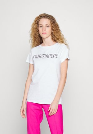 MAGLIA - T-shirt con stampa - bianco ottico