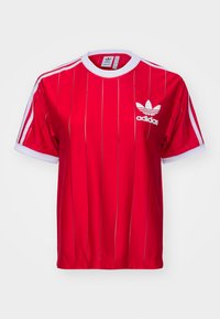 ADICOLOR 3-STRIPES PINSTRIPE - Print T-shirt - better scarlet