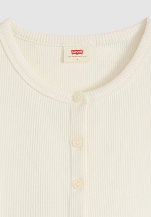 Levi's®, RORY BUTTON THROUGH SS ANTHRACITE NIGHT - Strickjacke - egret - whites -
