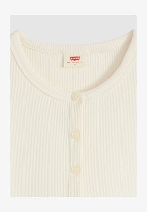 Levi's®, RORY BUTTON THROUGH SS ANTHRACITE NIGHT - Chaqueta de punto - egret - whites -