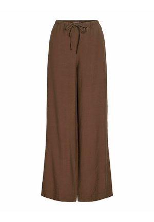 VILA HOSE VIJANA MID-WAIST - Pantalon classique - slate black