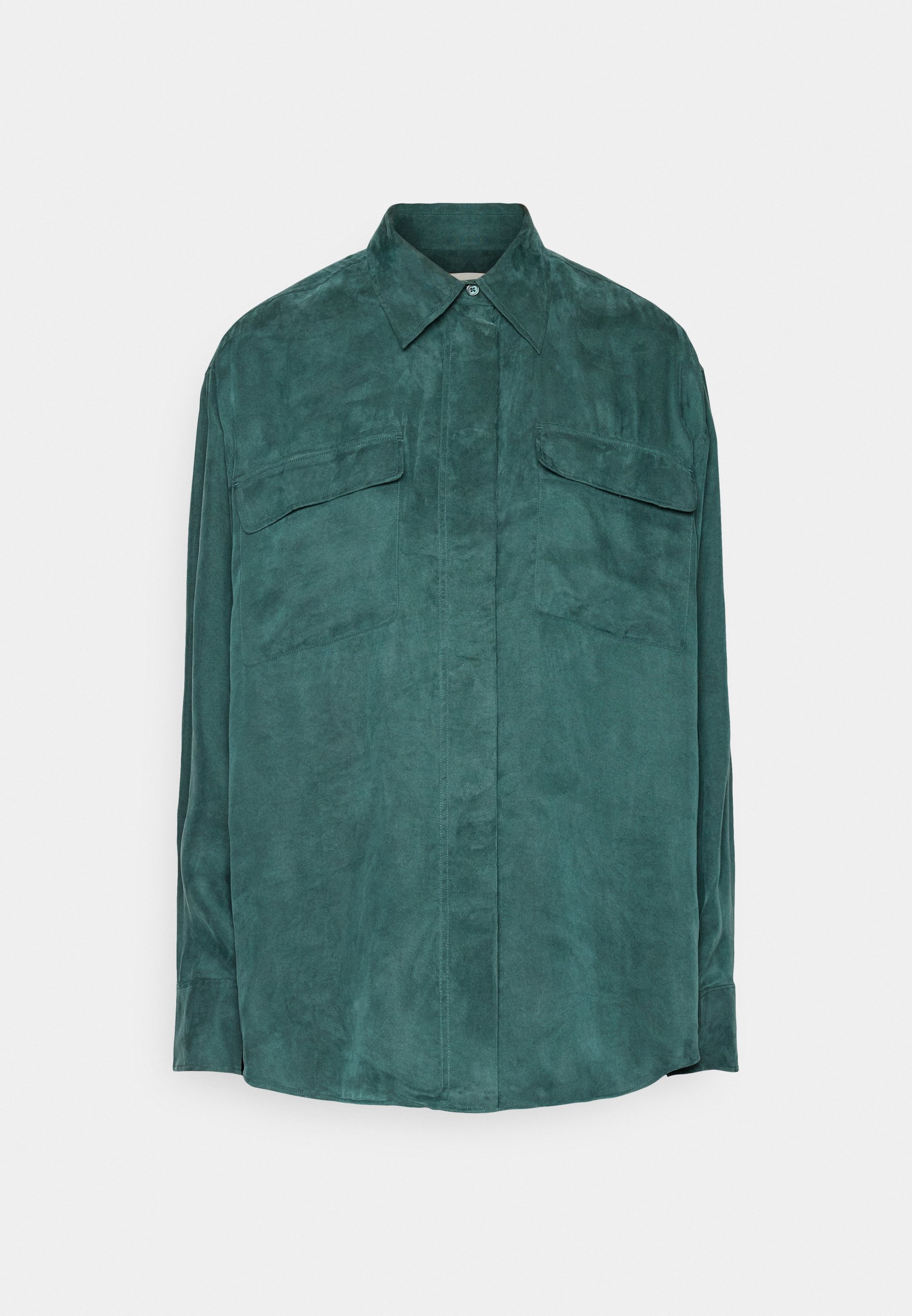 Green tartan shirt