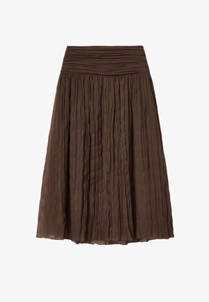 AllSaints, ASAL MAXI SKIRT - Gonna a campana - bitter brown