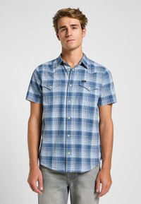 SHORT SLEEVE WESTERN REGULAR FIT - Overhemd - orion ombre