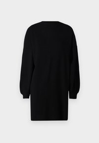 VMNANCY FUNNEL NECK DRESS - Abito in maglia - black