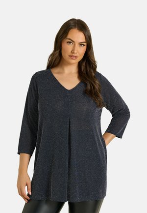 Evans, PLUS SIZE EVENING TOPS - T-shirt à manches longues - navy