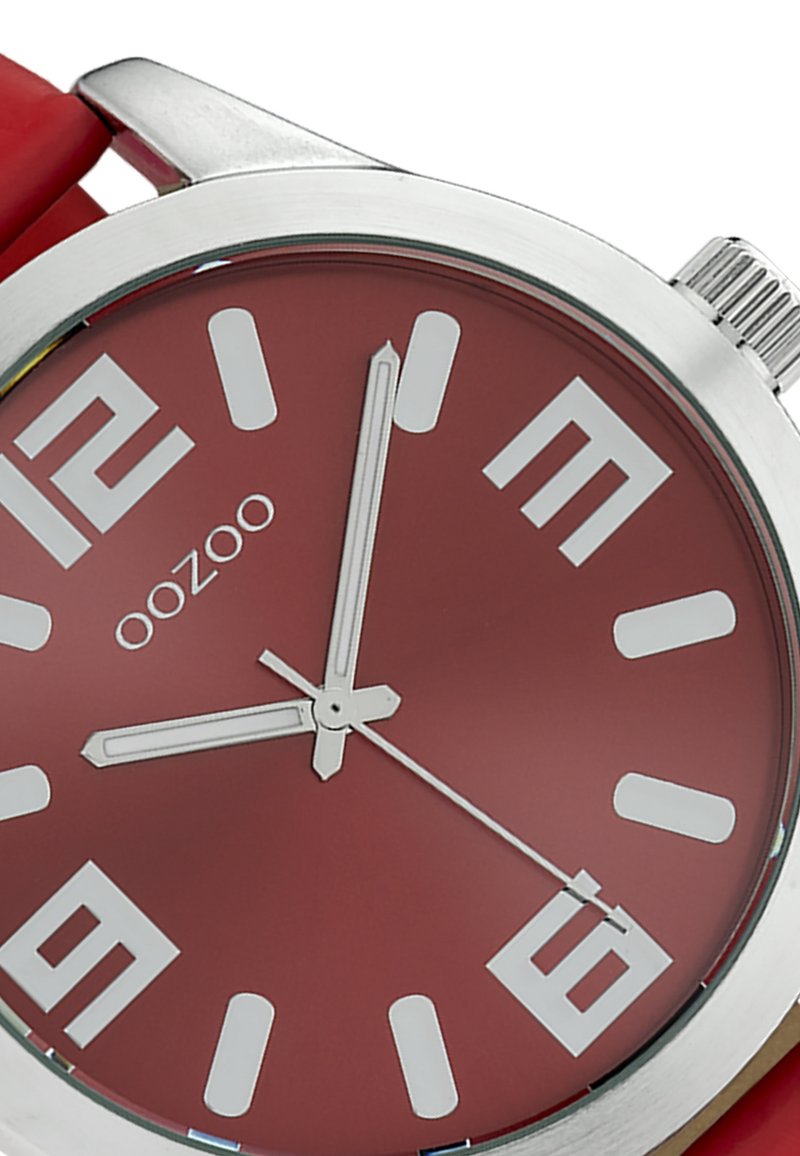 Damen Analoguhren | OOZOO TIMEPIECES COLLECTION Uhr rot/silber/rot - JD40689 Damen Analoguhren | OOZOO TIMEPIECES COLLECTION Uhr rot/silber/rot - JD40689