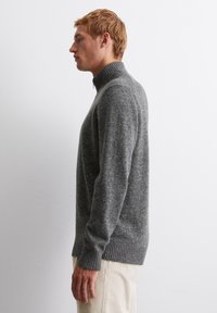 Marc O'Polo TROYER REGULAR - Strickpullover - graphite grey melange