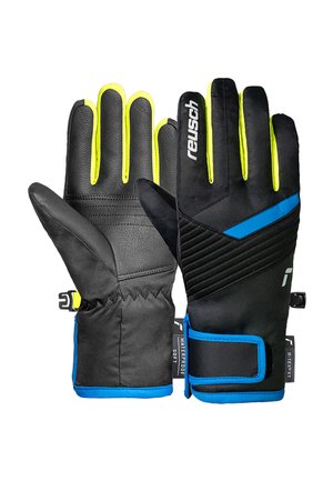 Gloves - blck bril blu safety yell