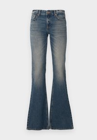 ONLBETHANY - Flared Jeans - dark blue denim