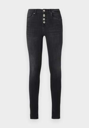 ONLY, ONLPOWER PUSH UP - Vaqueros pitillo - washed black