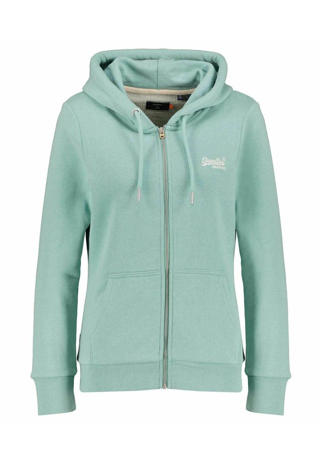 Grüne Superdry Sweatjacke für Damen jetzt online kaufen ZALANDO