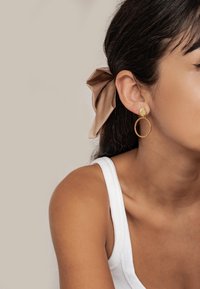 Hey Happiness CIRCLE HOOPS - Pendientes - goldfarben