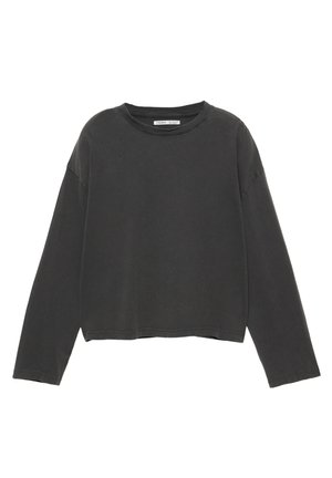 Top s dlouhým rukávem - dark grey