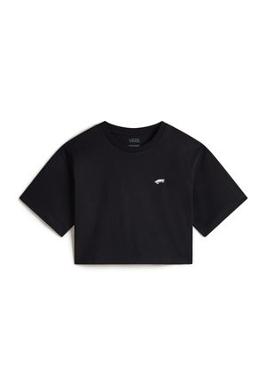 Vans SALTON RELAXED FIT CROP - Basic T-shirt - black
