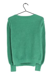 ICHI Stickad tröja - green