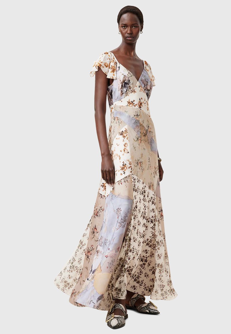 maxi dress origin AllSaints LALA - Maxi dress - origin ditsy brown/multi-coloured