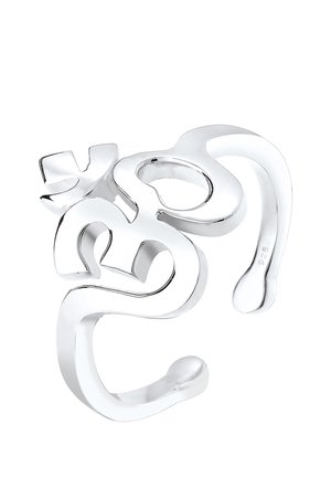 OM KRAFTSYMBOL TALISMAN - Bague - silberfarben