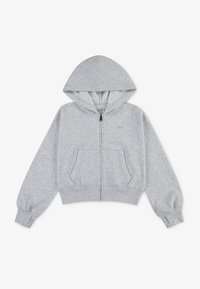 Abercrombie & Fitch ESSENTIAL FULL ZIP HOODIE - Sweat zippé - light grey heather