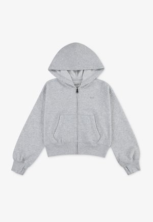 ESSENTIAL FULL ZIP HOODIE - Zip-up sweatshirt - light grey heather