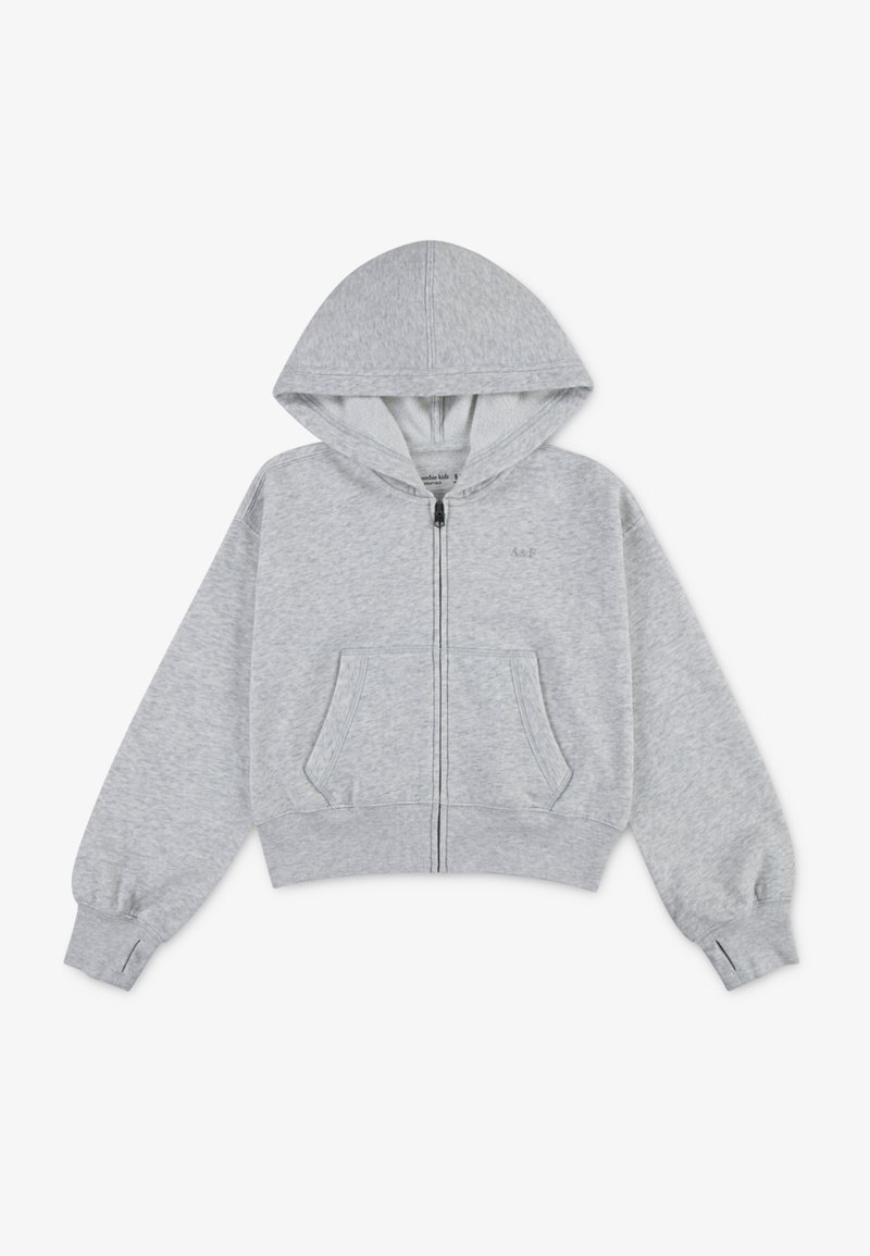 Abercrombie & Fitch ESSENTIAL FULL ZIP HOODIE - Sweat zippé - light grey heather