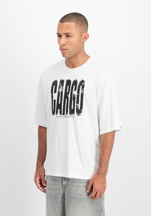 CARGO PRINT - T-Shirt print - white