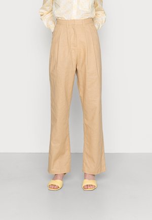 HIGH WAISTED TROUSER - Calças - light stone