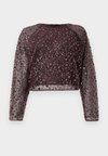 BLOUSE - Bluză - hot chocolate