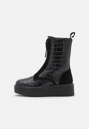 Bottines à plateau - black