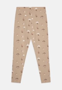 Friboo 3 PACK - Leggings - Byxor - light brown/black/off-white