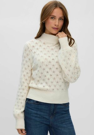 Vero Moda, KNITTED PULLOVER VMELMA KNITTED PULLOVER - Pullover - birch