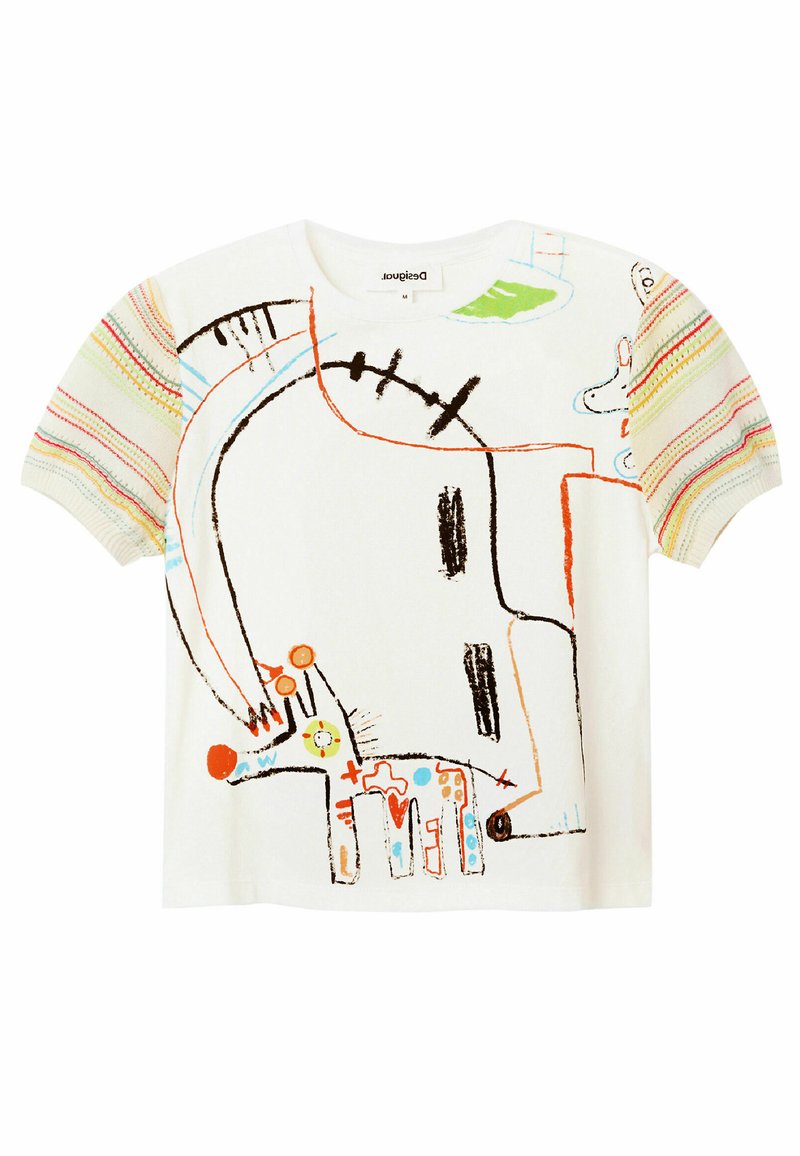 Desigual T-shirt print wit