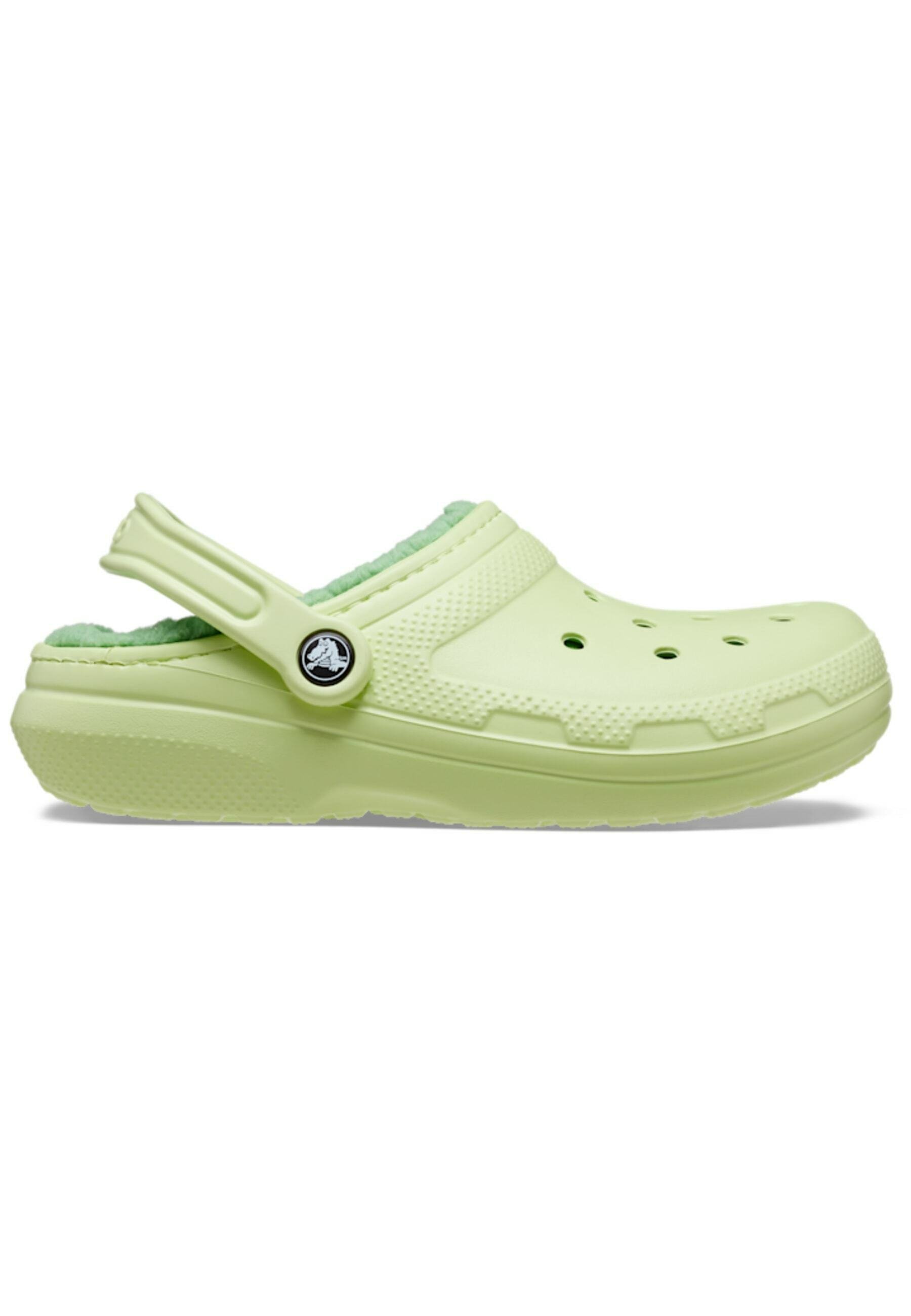 Crocs CLASSIC LINED UNISEX - Pantoffels - celery/lichtgroen gemêleerd -  Zalando.nl
