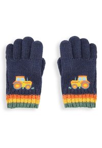 JoJo Maman Bébé TRACTOR APPLIQUE  - Rukavice - navy