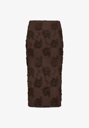 zero, Jupe crayon - chocolate plum