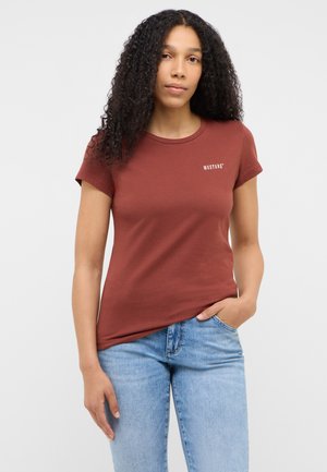 Mustang, T-Shirt basic - rot