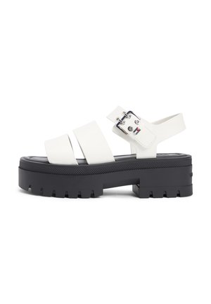 STRAPS LEATHER MAX SANDAL - Πλατφόρμες σανδάλια - ivory