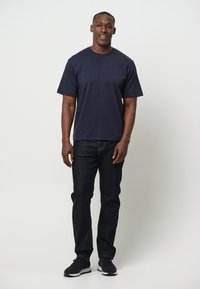 PROFUOMO SHORT SLEEVE - T-shirt - bas - navy