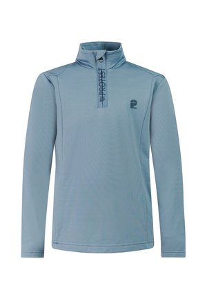 Protest, PROTEST 1/4 ZIPTOP - Long sleeved top - stone blue