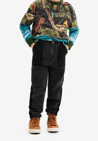 Desigual HYBRID - Vaqueros rectos - black
